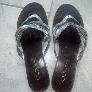 Comfy Silver Sandals